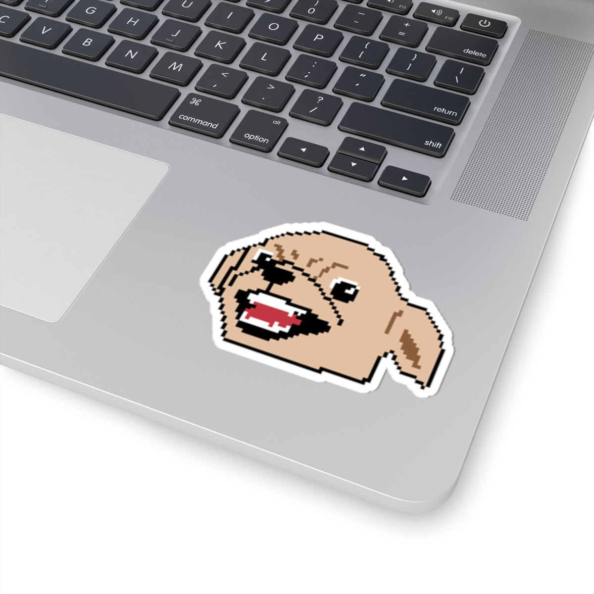 EPPIX Kiss-Cut Sticker - Wütende Chihuahua Pixel Hund Illustration