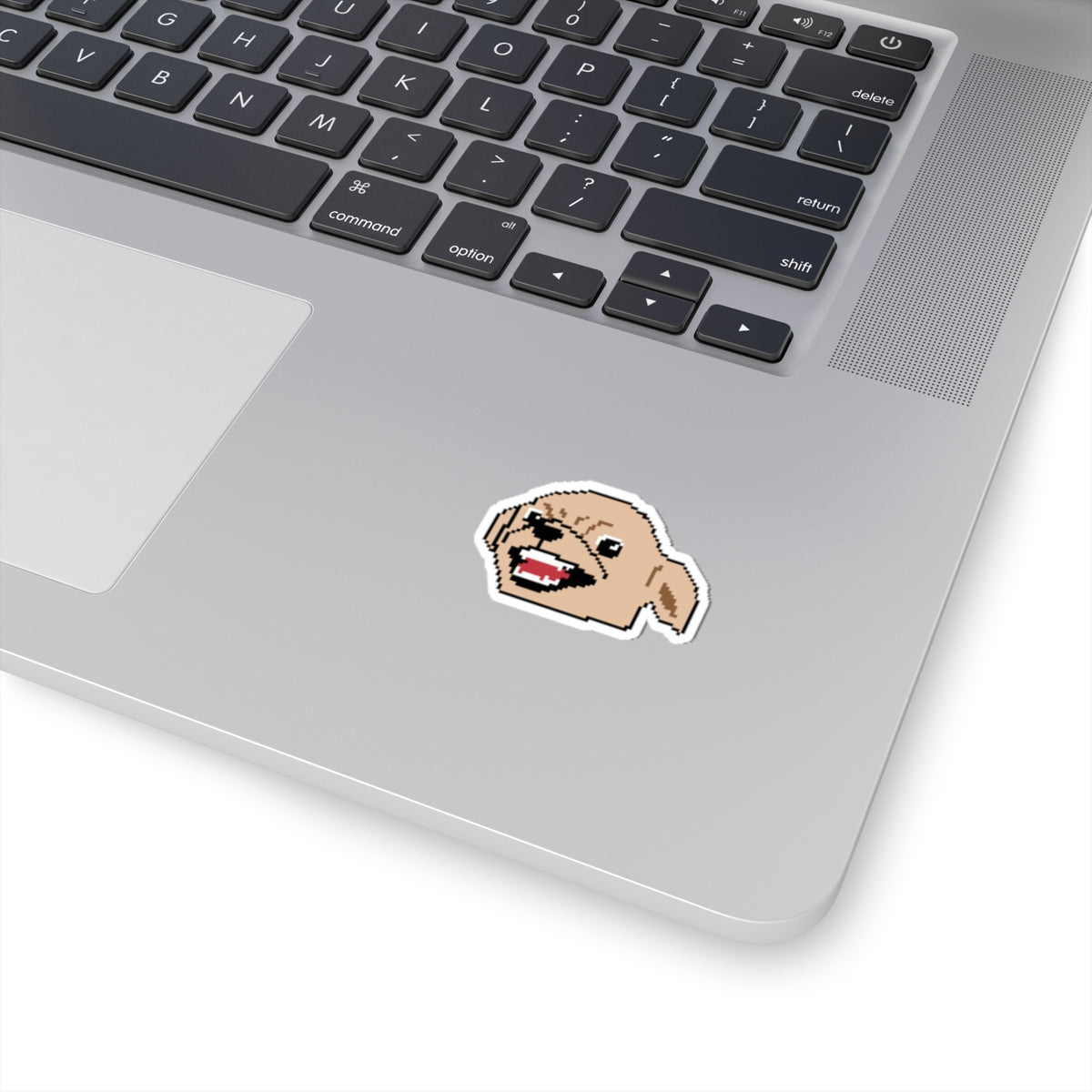 EPPIX Kiss-Cut Sticker - Wütende Chihuahua Pixel Hund Illustration