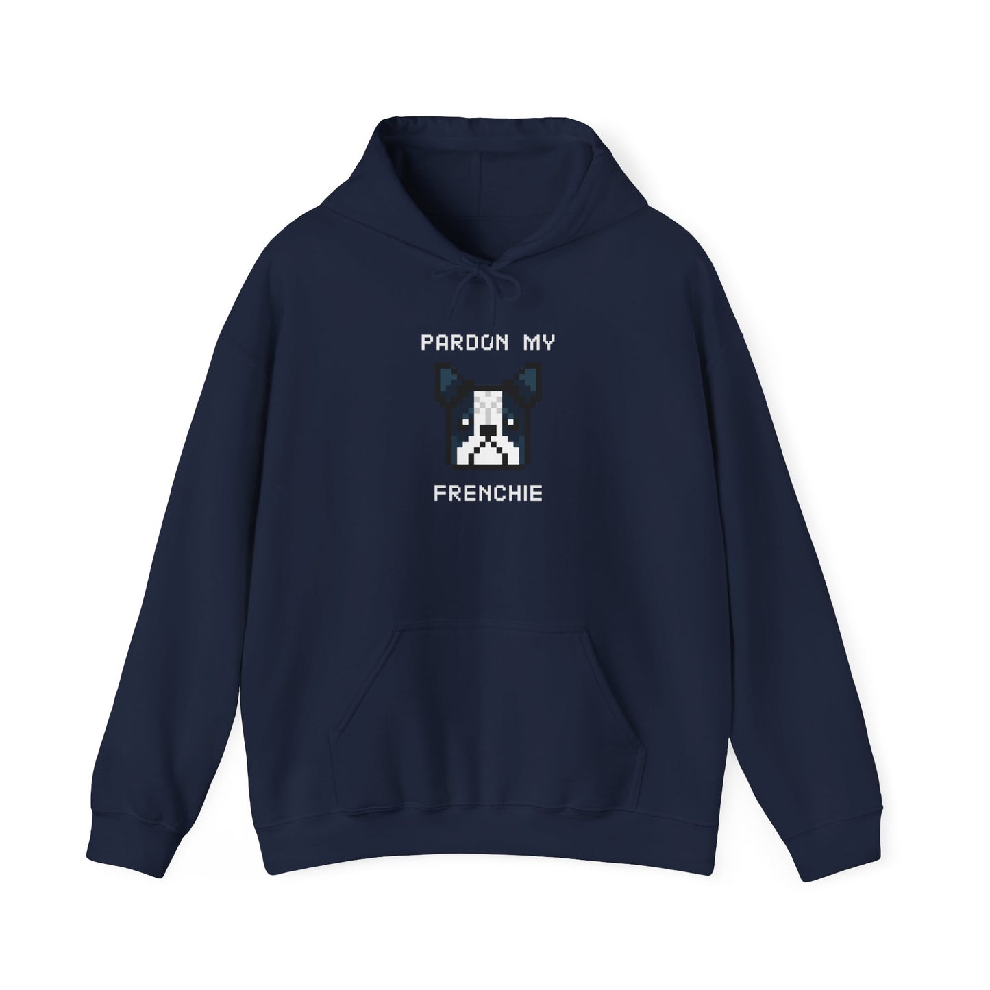 EPPIX Essential Hoodie Navy Pardon My Frenchie Front