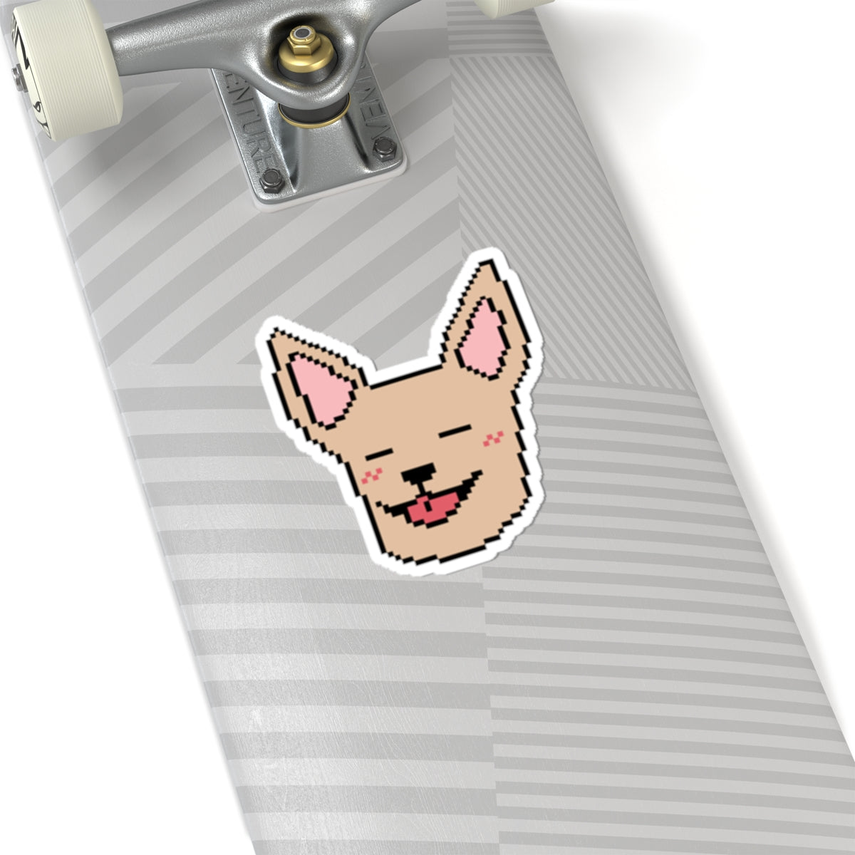 EPPIX Kiss-Cut Stickers - Calm Chihuahua Pixel Dog Illustration