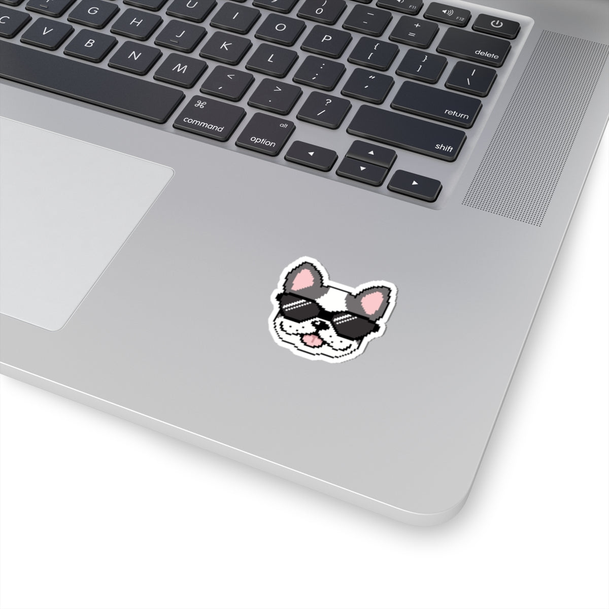 EPPIX Kiss-Cut Sticker - Coole Frenchie Pixel Dog Illustration Französische Bulldogge