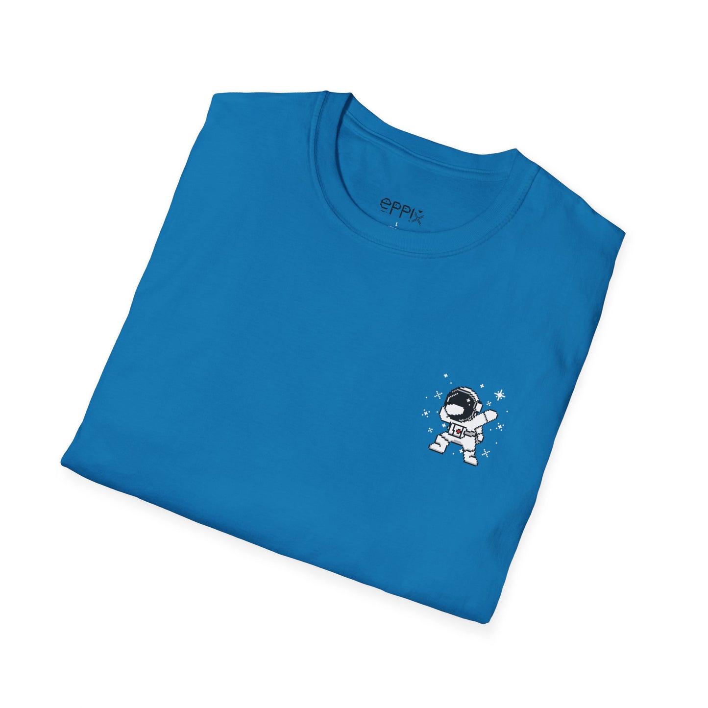 EPPIX Unisex Softstyle T-Shirt - Coole Astronaut Dabbing Pixel Spaceman Illustration 