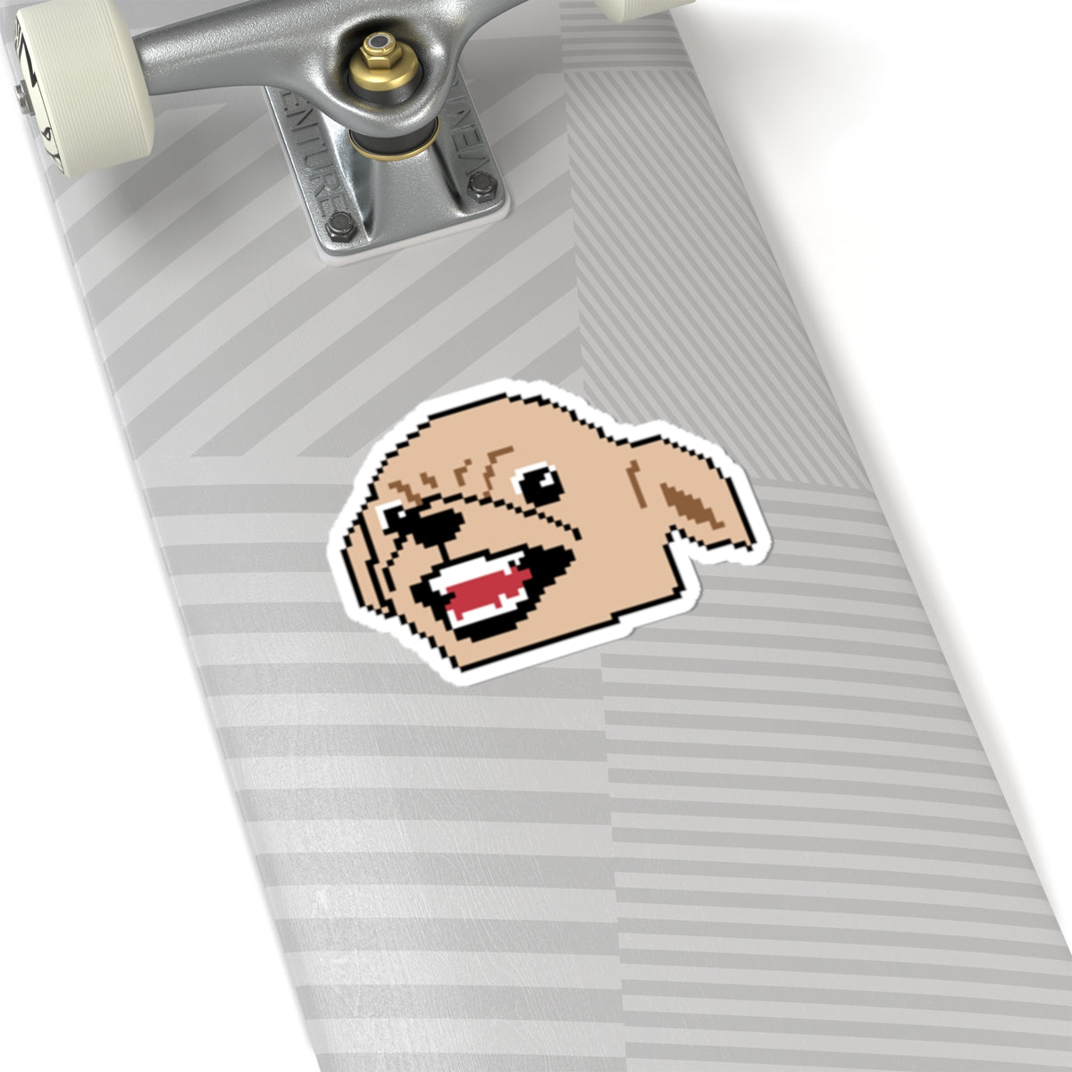 EPPIX Kiss-Cut Sticker - Wütende Chihuahua Pixel Hund Illustration