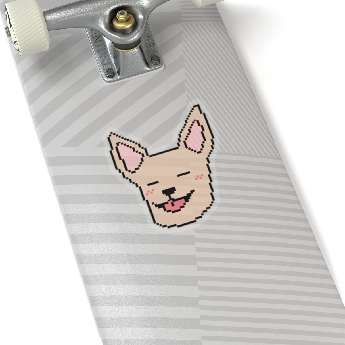 EPPIX Kiss-Cut Stickers - Calm Chihuahua Pixel Dog Illustration