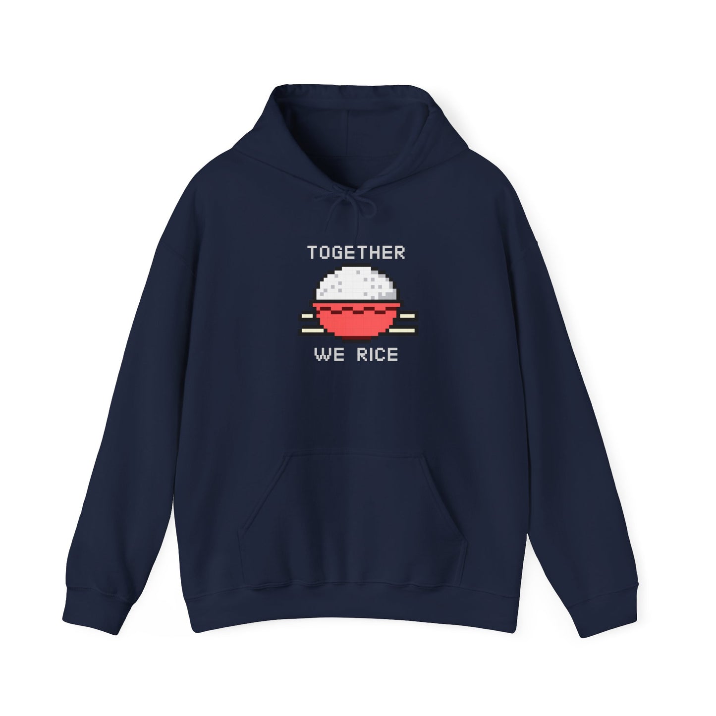 EPPIX Essential Hoodie Navy Together We Rice Front