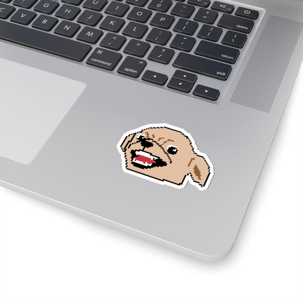 EPPIX Kiss-Cut Sticker - Wütende Chihuahua Pixel Hund Illustration