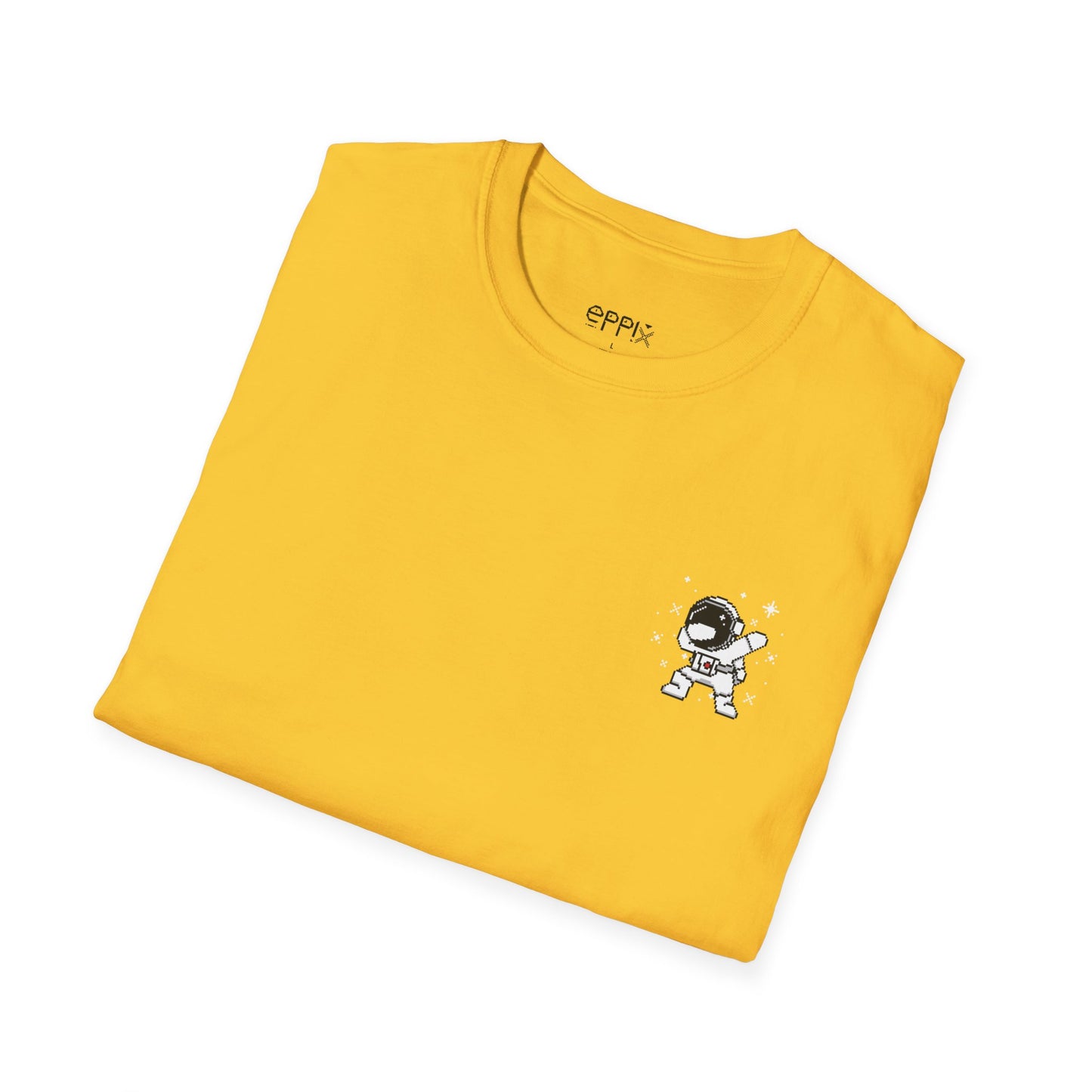 EPPIX Unisex Softstyle T-Shirt - Cool Astronaut Dabbing Pixel Spaceman Illustration