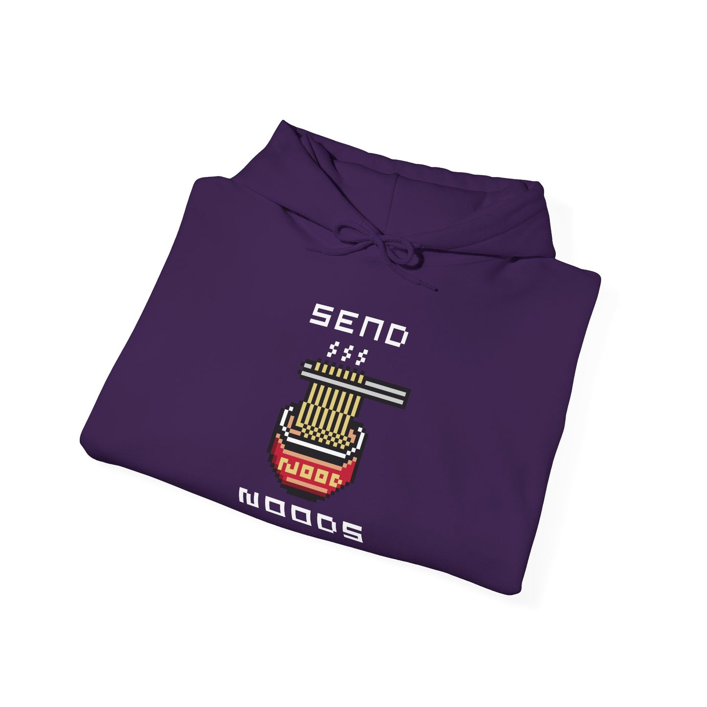 EPPIX Essential Hoodie Purple Send Noods Folded