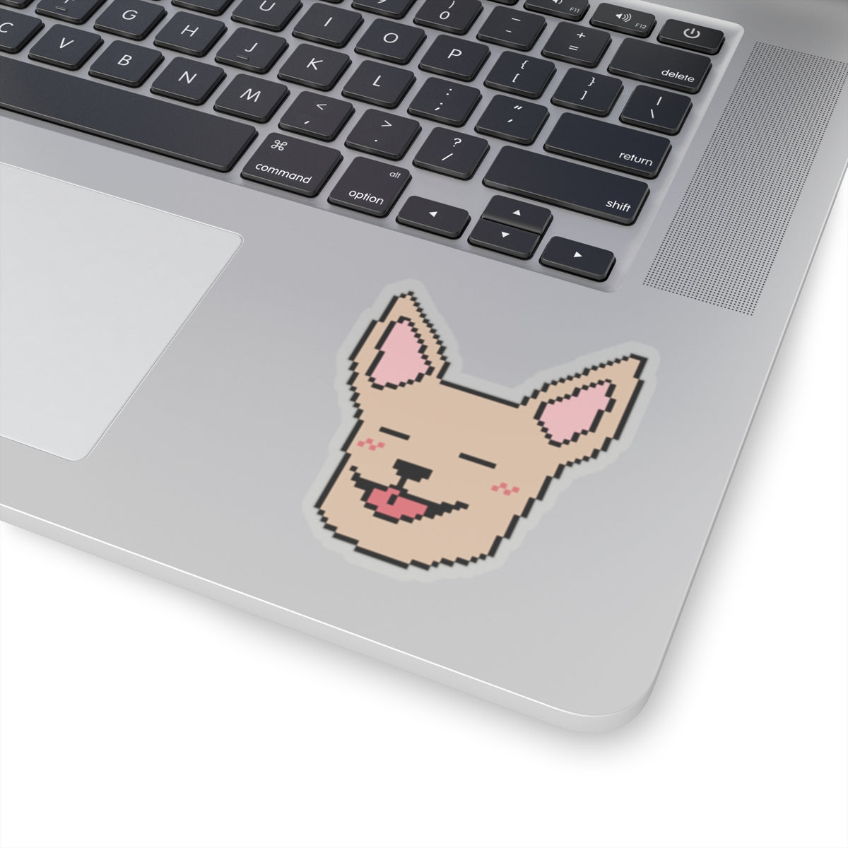 EPPIX Kiss-Cut Aufkleber - Ruhige Chihuahua Pixel Hund Illustration