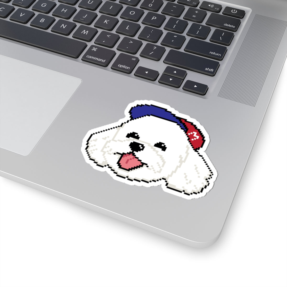 Eppix Kiss Cut Vinyl Sticker Maltese Pixel Art Illustration On Laptop 6"