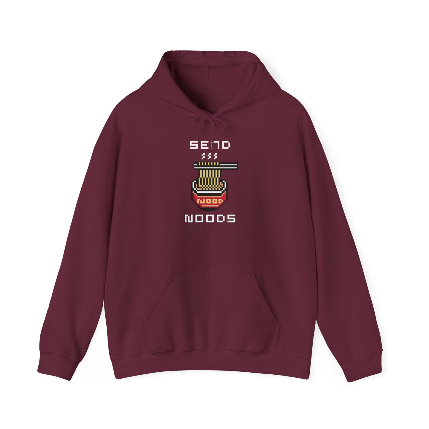 EPPIX Essential Hoodie Maroon Send Noods Front