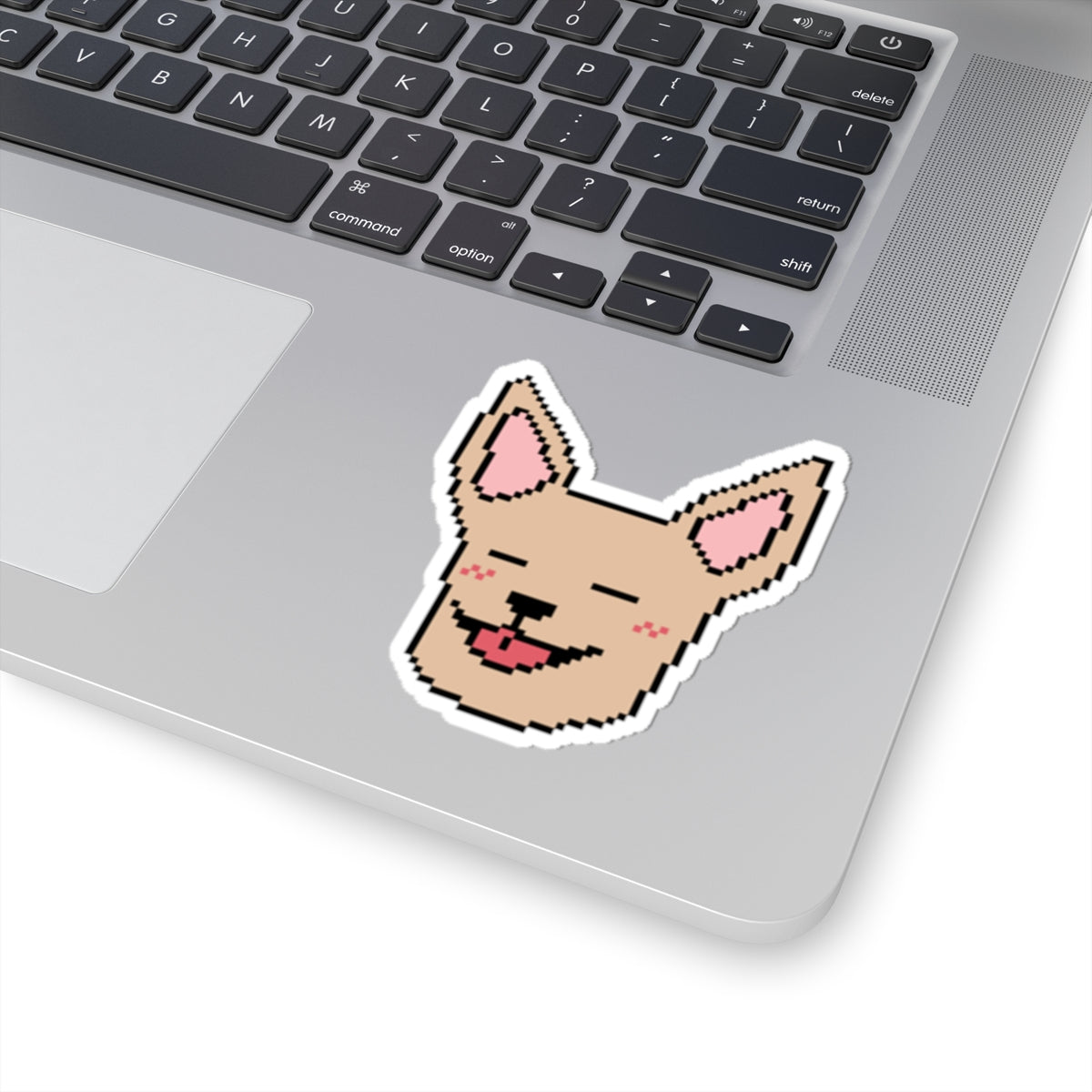 EPPIX Kiss-Cut Aufkleber - Ruhige Chihuahua Pixel Hund Illustration